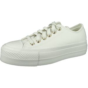 Converse Femme Chuck Taylor All Star Lift Platform Mono White Sneaker, Blanc, 41 EU - Publicité