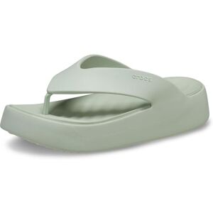 Crocs Getaway Platform Flip Femme, Plaster, 42/43 EU - Publicité