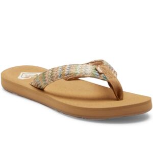 Roxy Porto Beach Flip-Flops for Women Tongs de plage Femme 41 Vert - Publicité