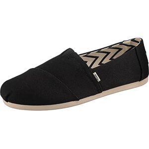 TOMS Femme Alpargata en Coton recyclé Mocassin Plat, Blanc Noir, 37.5 EU - Publicité