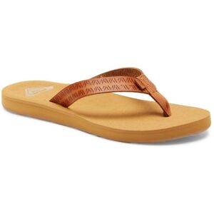 Roxy Porto Beach Flip-Flops for Women Tongs de plage Femme 39 Beige - Publicité