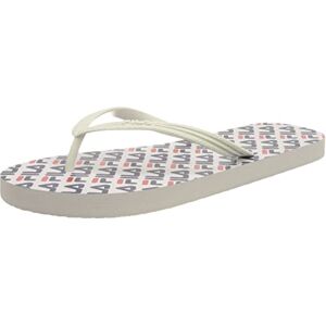 Fila Femme Troy Logo Slipper WMN Pantoufle, Blanc, 38 EU - Publicité