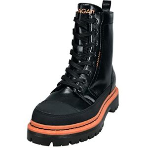 BAGATT Femme Big Bottes, Noir/Orange, 37 EU - Publicité