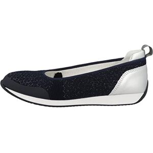 ara Femme Porto Ballerines, Bleu, Bleu, Argent, Argent, 37 EU - Publicité