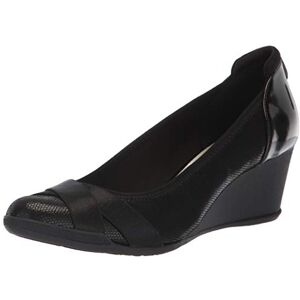 Anne Klein Femme Timeout Wedge Escarpins, Noir, 38.5 EU - Publicité