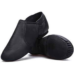 Webrosistol Chaussons Danse Jazz Femme Chaussure Sport en Cuir Ultra Légère Classique Gymnastique Latine Sneackers - Publicité