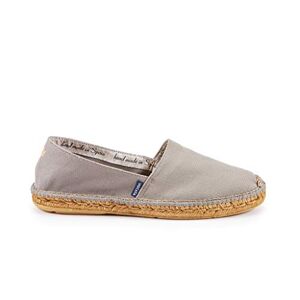 Viscata Sitges Espadrilles Plates à Enfiler pour Homme, Chaussures légères en Toile de Coton Douce et Respirante et Semelle en Jute Naturelle. Espadrilles décontractées à Bout fermé, Cendre, 47 EU - Publicité