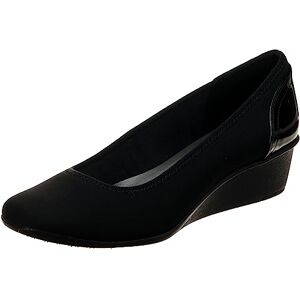 ANNE KLEIN Sport Women's Wisher Fabric Wedge Pump Black, 5.5 UK - Publicité