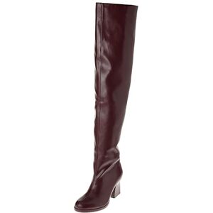 Pinko Femme Dussek Bottes Simili Cuir Tendance, Ww5 Cassis Intense, 35 EU - Publicité