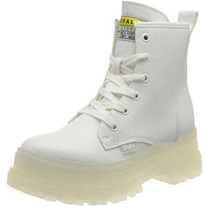 Buffalo Femme Aspha Rld Botte Tendance, Blanc, 39 EU - Publicité