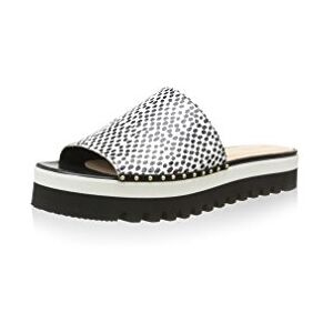 Just Cavalli Sandales Originales pour Femme Blanc et Noir À Pois, Blanc/Noir, 38 EU - Publicité