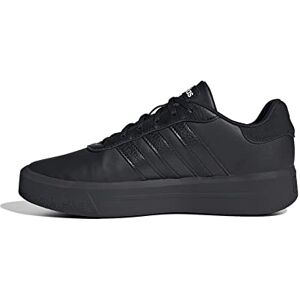 Adidas Femme Court Platform Shoes Sneaker, Core Black/Core Black/FTWR White, 44 EU - Publicité