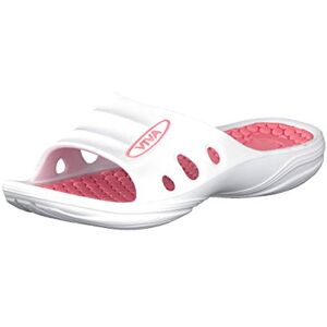 Brandsseller Chaussures Femme   Chaussures de Plage et Piscine   Chaussures pour la Douche   Chaussons  Sandales d'été   Intérieur et Extérieur   Blanc/Corail   41 EU - Publicité