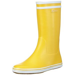 Aigle Femme Gummistiefel, Jaune Blanc, 36 EU - Publicité