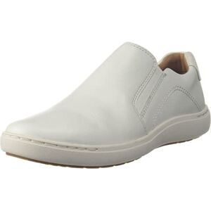 Clarks Femme Nalle Stride Chausson, Cuir Blanc, 40 EU - Publicité