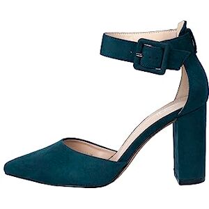 Rio Fiore Escarpins, Escarpins à Talons, Chaussures à Bride Cheville, Vert foncé, 8.5 cm Talon Bloc, Textile, Femme Escarpins, 2062A-9-J-3 (Dark Green, 41 EU) - Publicité