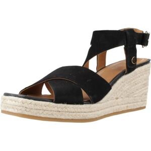 Geox D Panarea Espadrille Wedge Sandales, Noir, 37.5 EU - Publicité