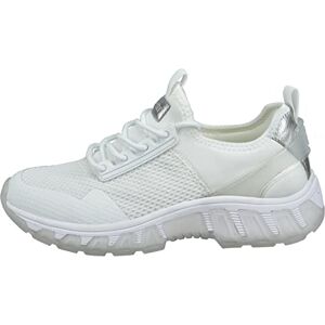 BAGATT Femme D31-AE960 Mocassin, Blanc/Argent, 37 EU - Publicité