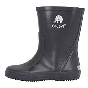 CeLaVi Mixte Enfant Gummistiefel Bottes & Bottines de Pluie, Noir (Black 001), 35 EU - Publicité