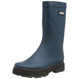 Aigle Femme Mid Rain Botte de Pluie, Storm Blue, 36 EU - Publicité