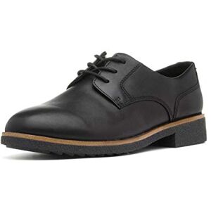 Clarks Femme Griffin Lane Derbys, Cuir Noir, 35.5 EU - Publicité