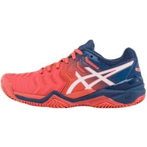 Asics Femme Gel-Resolution 7 Clay Chaussures de Tennis, Multicolore (Papaya/White 701), 39.5 EU - Publicité