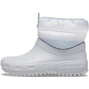 Crocs Bottes classiques Neo Puff Shorty W Snow pour femme, Gris clair blanc., 42/43 EU - Publicité