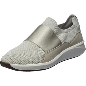 Clarks Femme Un Rio Knit Chausson, Tricot Blanc, 37 EU - Publicité