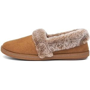 Skechers Cozy Campfire Team Toasty, Chaussons Femme, Brun/marron (Chestnut Microfiber Suede/Faux Fur Line Csnt), 4 UK (37 EU) - Publicité