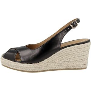 Geox Femme D Panarea Espadrille Wedge Sandales, Noir, 36.5 EU - Publicité