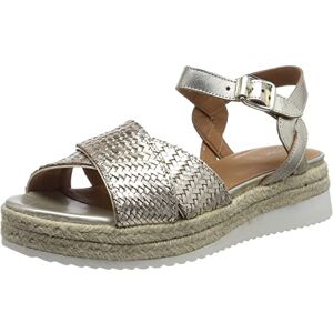 Geox D Eolie Espadrille Wedge Sandales, Doré, 36.5 EU - Publicité