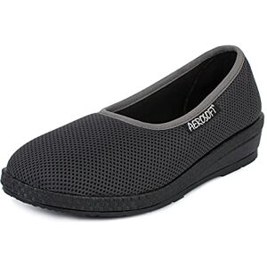 Aerosoft Ballerine stretch 4P pour femme Largeur G-H Sans pression Doux Fabriqué en Allemagne, gris, 41 EU - Publicité