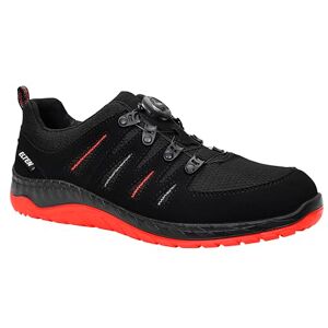 ELTEN Chaussures de sécurité MADDOX BOA noir-rouge Low ESD S3, femme et homme, textile, embout acier, léger, sportif, noir/rouge, pointure : 38 - Publicité