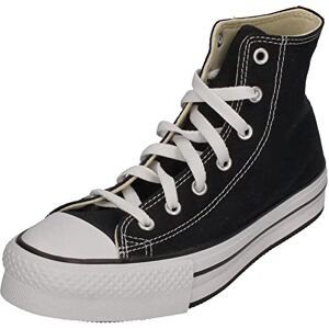 Converse Chuck Taylor All Star EVA Lift Canvas Platform Sneaker, Black/White/Black, 32 EU - Publicité