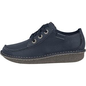 Clarks Funny Dream, Derby Femme, Bleu (Navy Leather), 35.5 - Publicité