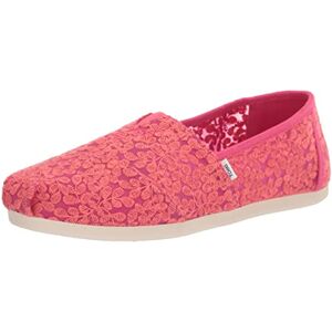 TOMS Femme Alpargata Print Mocassin Plat, Dentelle botanique Rose, 38 EU - Publicité