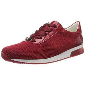 ara Femme Lisbonne Chaussures Basses à Lacets, Rouge Rouge Métallisé Rosso 07, 39 EU - Publicité