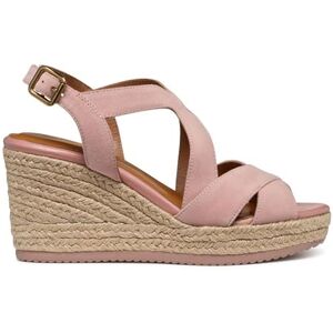 Geox D Ponza C Wedge Sandales pour femme Taille 39 EU, saumon, 39 EU - Publicité