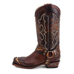 Sendra Boots 4060 58 Bottes de cow-boy pour femmes et hommes avec talon et bout rond marron Style bottes Camper Bottes élégantes 41 - Publicité