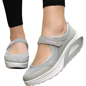 Générique Sneakers Pour Femme RéDuction Des Chocs Eté Chaussure Femme Ete Compense LéGèRes Bout Fermé Baskets Et Chaussures De Sport Fitness Confortable Grande Taille - Publicité