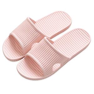 APIKA Pantoufles Antidérapantes pour Femmes Et Hommes Usage Intérieur Usage Extérieur Bain Sandal Soft Foam Sole Chaussures De Piscine Maison Accueil Slide(Rose,36/37 EU) - Publicité