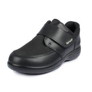 Aerosoft Chaussures basses Velcro stretch 16 pour homme et femme Largeur G-H Antidérapantes, Noir , 39 EU - Publicité