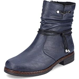 Rieker Femme 75160 Bottes Courtes, Bleu, 36 EU - Publicité