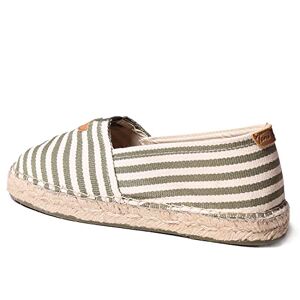 TONI PONS Espadrille Unisexe en Tissu Coton BLANES-DD Kaki, 43 EU - Publicité