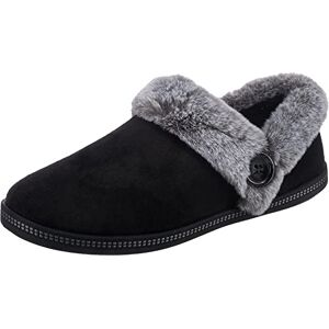 Skechers Femme Cozy Campfire Pain grillé Frais Chausson, Fausse Fourrure en Microfibre Noire, 38 EU - Publicité