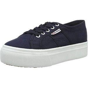 Superga Femme 2790acotw Linea Up And Down Chaussures de Gymnastique, Bleu Navy Fwhite F43, 37.5 EU - Publicité