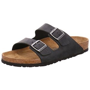 Sandales et claquettes de piscine et de plage Birkenstock Arizona pour femme Noir Noir , 47 EU - Publicité