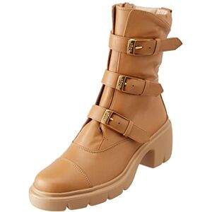 HÖGL Femme Motard Botte Haute Jusqu'au Genou, Caramel, 34.5 EU Large - Publicité