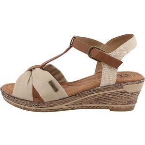 Romika Femme  Sandale, Beige, 39 EU - Publicité