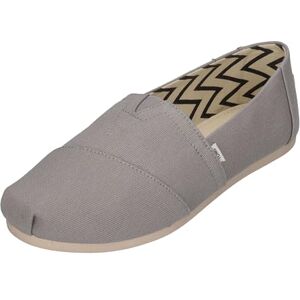 TOMS Femme Alpargata Semelle de Mocassin, Drizzle Grey Wide Recycled Cotton Canvas, 37.5 EU - Publicité